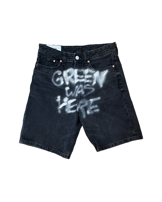 1 OF 7 REWORKED DENIM SHORTS