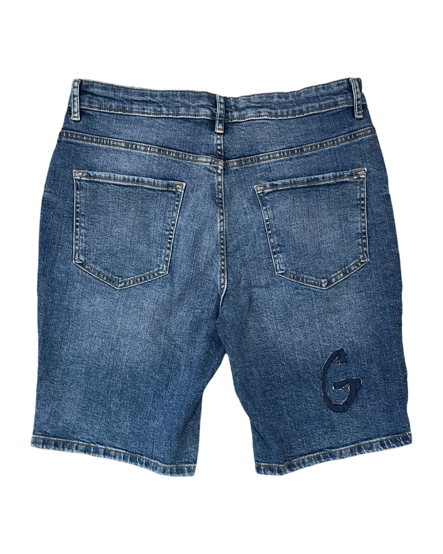 2 OF 7 REWORKED DENIM SHORTS