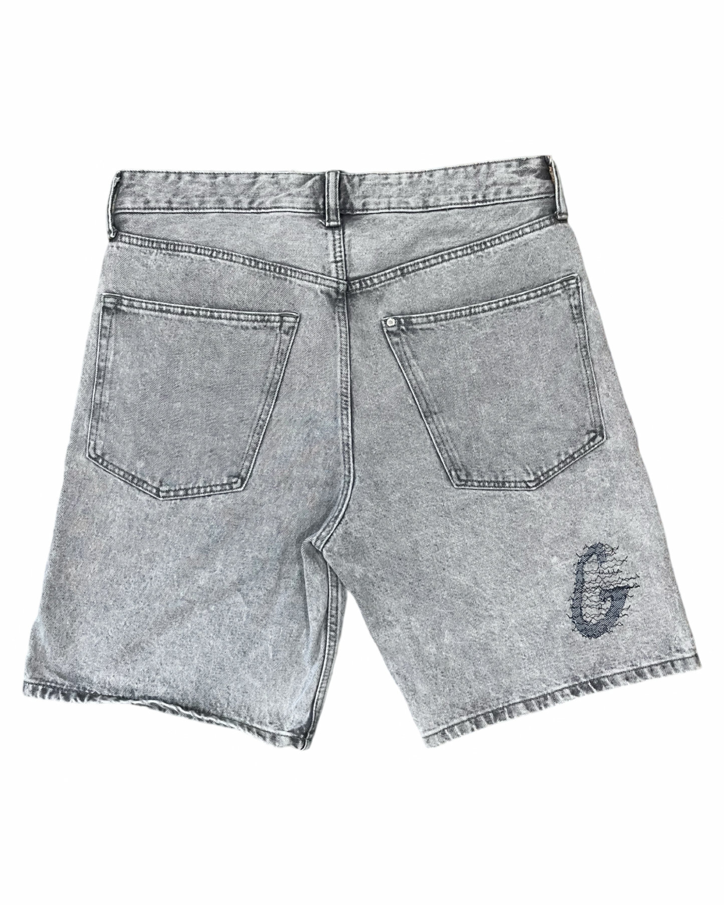 4 OF 7 REWORKED DENIM JORTS