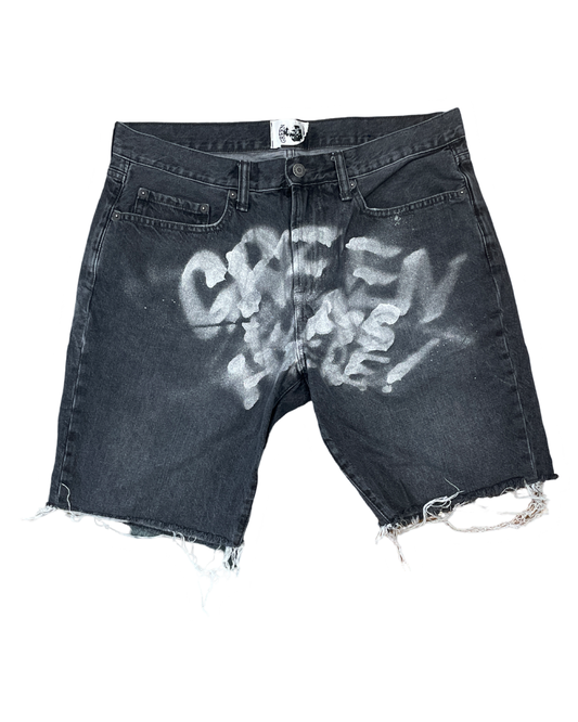 7 OF 7 REWORKED DENIM SHORTS