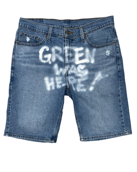 6 OF 7 REWORKED DENIM SHORTS